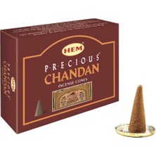 cosangroup Hem Chandan Piramit Konik Tütsü – 12 Paket x 10 Adet (Toplam 120 Konik)