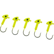 Savex Jighead - Zoka - Kurşunlu Olta Iğnesi - (Xh-A 06) - Açık Yeşil - 6 gr - 5 Adet