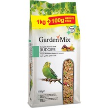 Garden Mix Ozlstor Platin Meyveli Muhabbet Kuş Yemi 1.1 kg x 2 Adet