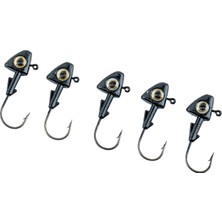 Savex Jighead - Zoka - Kurşunlu Olta Iğnesi - (Xh-A 07) - Siyah - 10 gr - 5 Adet