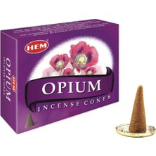 cosangroup Hem Opium Piramit Konik Tütsü – 12 Paket x 10 Adet (Toplam 120 Konik)