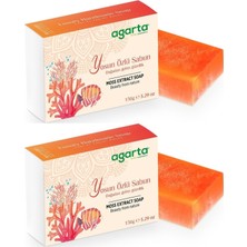 Agarta El Yapımı Doğal Sabun 150GR Yosun Özlü (2 Li Set)