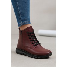 Kadın Hakiki Deri Bot – Kauçuk Taban