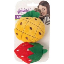 Ozlstor Pawise Örgü Kedi Oyuncağı Çilek - Ananas