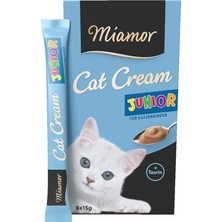 Ozlstor Miamor Cream Yavru Kedi Ödülü 6 x 15 gr x 3 Adet