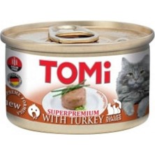 Ozlstor Tomi Kedi Hindi Etli Yaş Mama 85G
