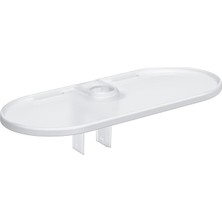 Wishora Store Vitalio Universal Sabunluk, 22 mm Sürgülü Raylar ile Uyumlu Raf, Duş ve Banyo Aksesuarları, Akrilik, 27725001