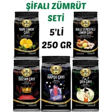 Albi Gurme Şifalı Zümrüt Seti 5'li Meyve Taneli Çay