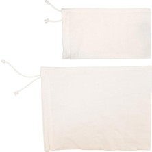 Wishora Store Çok Amaçlı Süzme Kesesi Torbası Süt Yoğurt Peynir Sebze Salça Süzme Torbası Süt Bezi Süzgeç 2'li Set