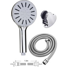 Conta Yüksek Basınçlı El Duşu Seti – Hortum ve Duvar Askısı Dahil