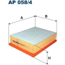 Filtron Fıltron AP058.4 - Hava Filtresi P307-C4 2.0 16V 04
