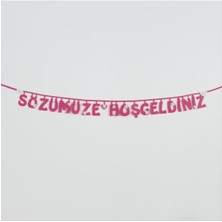 Zero Ozlstor Sözümüze Hoşgeldiniz Keçe Yazı-Mor