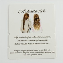 Zero Ozlstor Arkadaşlık Bileklik Kartı-Beyaz