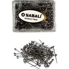 TrentCo Toplu Iğne Siyah 72'li 4X38 mm