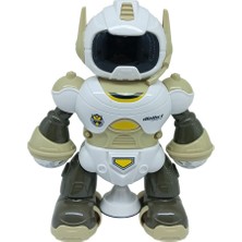 TrentCo Işıklı Sesli Yerde Gezen Robot - 6678-5 (Lisinya)