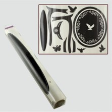 Zero Ozlstor 3 Boyutlu Yapıştırmalı Duvar Süsü-Siyah