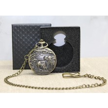 Marsilyan Özel Kutulu Antik Filli Köstekli Saat