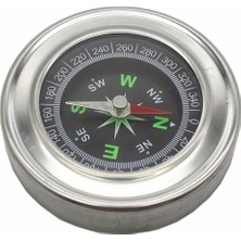 Wishora Store Gövdeli Profesyonel 60MM Taşınabilir El Pusulası – Dayanıklı Çelik Kasa, Yuvarlak Cep Pusulası