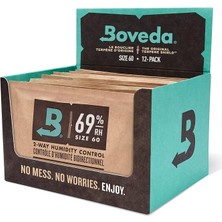 Wishora Store Için/tütün |% 69 Rh Nem Kontrol Paketleri | 25-100 Puroları Için Up ile Kullanımı Için Büyük Beden | Puro Humidors Için Teknolojisi Patentli | Bireysel Karton 12-Count