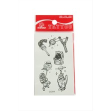 Astronot Tattoo Dövme Sticker