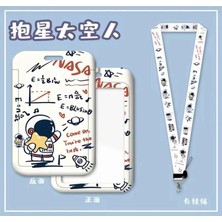 Astronot Yıldız Ufo Uzay Gemi Boyun Askı Ipi Kartlık Yaka Kartı Iş Yerleri ve Okullar Için