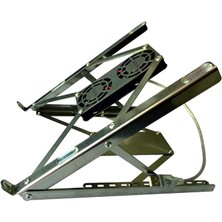 Wishora Store 2FS02 Fanlı Laptop Tablet Notebook Standı, Açılır Kapanır, Tüm Laptoplara Kolayca Ayarlanır. Saglam ve Zariftir. 40 kg Baskılanabilir. 3 Yıl Garanti Omur Boyu Kullanılabilir.