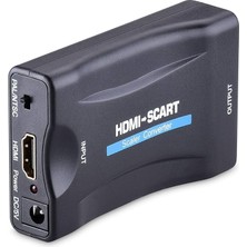 Wishora Store 4363 HDMI To Scart Av Video Çevirici Skart Dönüştürücü Adaptör