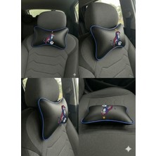 Car Renk Alternatifli Trabzon Serisi Kaplan Figürlü Premium Baskılı Araç Koltuk Yastığı