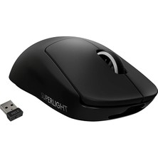 Wishora Store G Pro x Superlıght Kablosuz Lıghtspeed Oyuncu Mouse, 25.600 Dpı, Hero Sensör, 5 Özelleştirilebilir Tuş, 1 Ms Bildirim Hızı, Uzun Pil Ömrü, Pc / Mac ile Uyumlu, Siyah