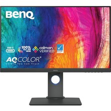 Wishora Store PD2705Q 27 Inç 2k Qhd IPS Fabrika Kalibre Bilgisayar Monitörü, Grafik Tasarım ve Video Düzenleme IÇIN,%100 Srgb, Dualview, Usb-C, 65W Güç Dağıtımı, Papatya Zinciri, HDR10 ve Cad/cam