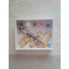 Deniz Taşıtları Ahşap Boyama Kiti