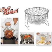 Pazarcan Chef Basket Çok Fonksiyonlu Pratik Süzgeç