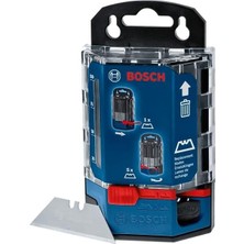 Wishora Store Professional Dispenser Içinde 50 Yedek Bıçak (Bosch Professional Trapez Bıçak Uçları ile Uyumlu)