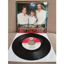 Plakperest Ricchi E Poveri – Piccolo Amore / Perche Ci Vuole L’amore  - 1982  Belçika Basım 45 Lik Plak-2.el