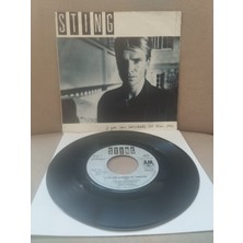 Plakperest Stıng - If You Love Somebody Set Them Free - 1985 Hollanda Basım 45 Lik Plak-2.el