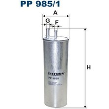 Filtron Fıltron PP985.1 - Yakıt Filtresi Vw T5 2.5tdi 03-09