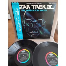 Plakperest Star Trek Iıı - The Search For Spock 1984 Japonya Basım - Soundtrack Double Lp Plak - Obi’li 2. El