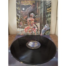 Plakperest Iron Maiden – Somewhere In Time -  1986 Amerika  Basım Lp Plak Albüm-Dönem Plak
