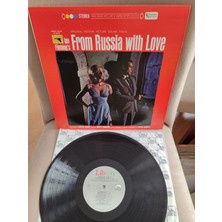Plakperest 007 James Bond / From Russia With Love  - Soundtrack - 1963 Usa  Basım - 33LÜK Lp Plak Albüm 2.el