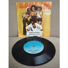 Plakperest Boney M  – Rivers Of Babylon -  1978 Türkiye Basım  45 Lik Plak