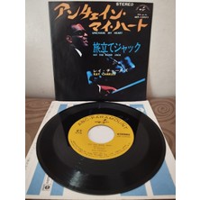 Plakperest Ray Charles –  Unchain My Heart / Hit The Road Jack - 1966 Japonya Basım 45LIK Plak Dönem Plak