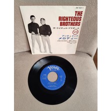 Plakperest The Rıghteous Brothers  - Unchained Melody - 1965 Japonya Basım 45LIK Plak 2. El