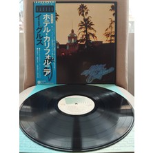 Plakperest Eagles – Hotel California - 1976 Japonya Basım - 33 Lük Lp Plak Albüm - Obi’li-Dönem Plak