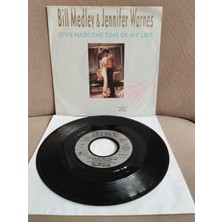 Plakperest Bill Medley & Jennifer Warnes – (I’ve Had) The Time Of My Life -1987 Almanya Basım 45 Lik Plak-2.el