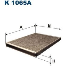 Filtron Fıltron K1065A - Polen Fıltresı Mercedes W168 W414 Karbonlu