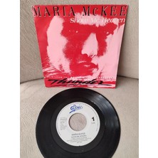 Plakperest Days Of Thunder Soundtrack - Maria Mckee - Show Me Heaven - 1990 Hollanda  Basım 45 Lik Plak 2. El