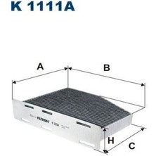 Filtron Fıltron K1111A - Polen Filtresi Caddy Iıı-Jetta Iıı-Passat-Touran-Golf V Karbonlu 1.4tsı-1.6tdı-1.8tsı-1.9tdı-2.0tdı