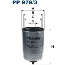 Filtron Fıltron PP979.3 - Yakıt Filtresi Accent Iıı-Era 1.5 Crdı 05- - Getz 1.5crdı 05 Kıa Rıo 1.5crdı-Sorento 2.5crdı