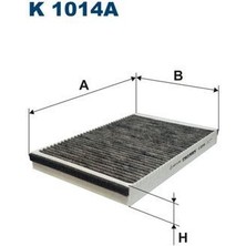 Filtron Fıltron K1014A - Polen Filtresi Dikdörtgen Astra G 98-04 - Astra H 04-14 -Zafıra A 98-10 1.4-1.6-1.8-2.0T-16V