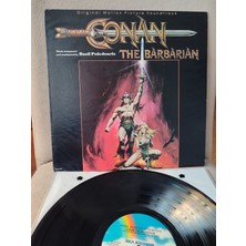 Plakperest Conan The Barbarıan - Basil Poledouris  1982 Usa Basım Nadir Soundtrack Lp Plak 2.el
